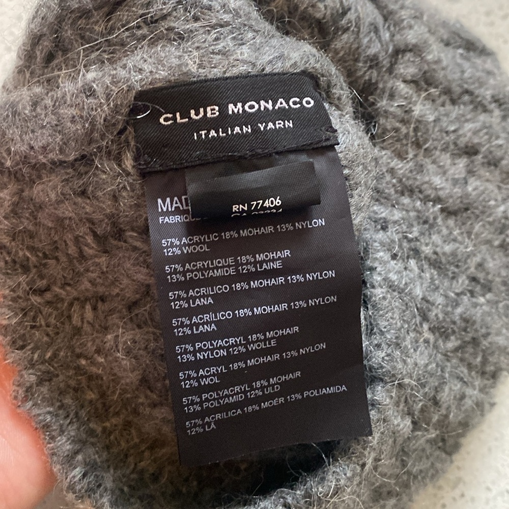 Club Monaco Wool blend Hat - Picture 3 of 3